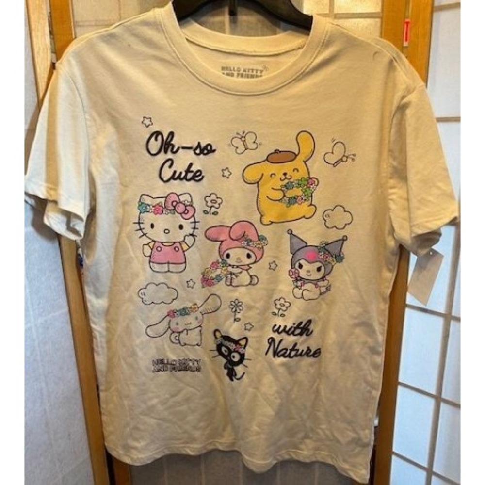 Hello Kitty And Friends T shirt "Oh So Cute With Nature" - Size XXS - NEW